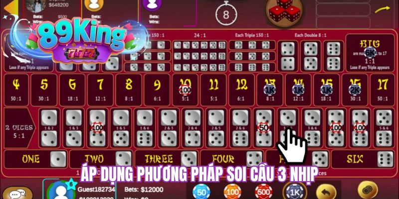 Áp dụng phương pháp soi cầu 3 nhịp